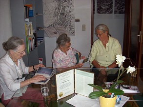 Besuch Ann Dorzback (Wallersteiner) 